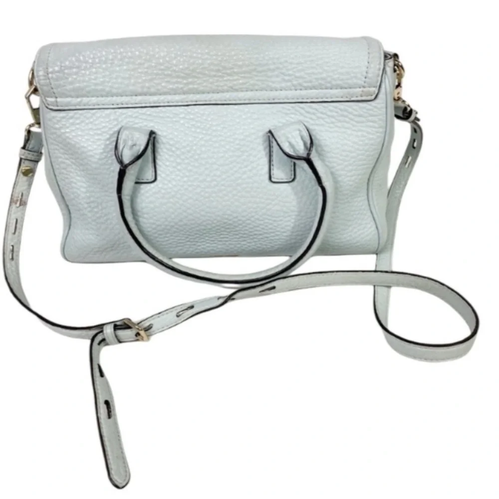 REBECCA MINKOFF Jules Satchel Light Blue